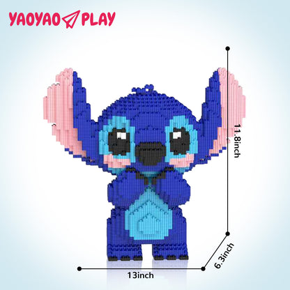 YaoYaoPlay Stitch & Angel Building Block Set – 2 Pack