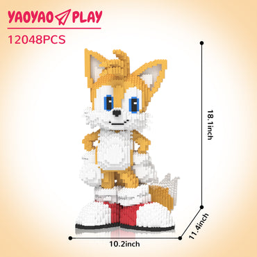 YaoYaoPlay Sonic Series Tailed Fox Building Block Set