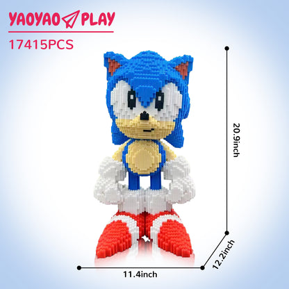 YaoYaoPlay Sonic the Hedgehog Large Building Block Set