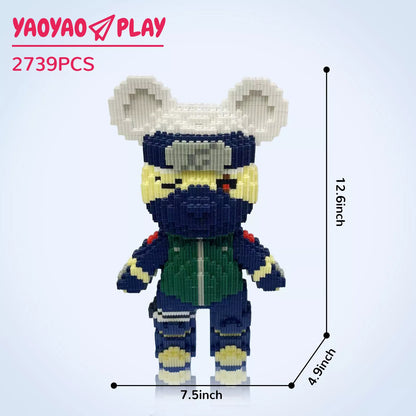 YaoYaoPlay Kakashi Bear Building Block Set