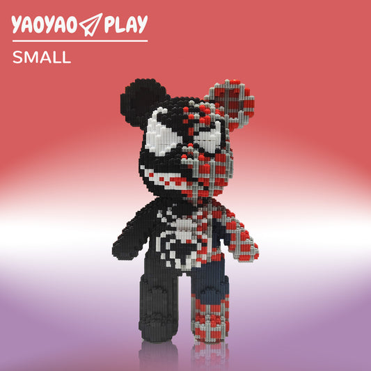 YaoYaoPlay Medium TK Spider Bear Building Block Set