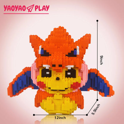 YaoYaoPlay Cosplay Charmander Building Block Set