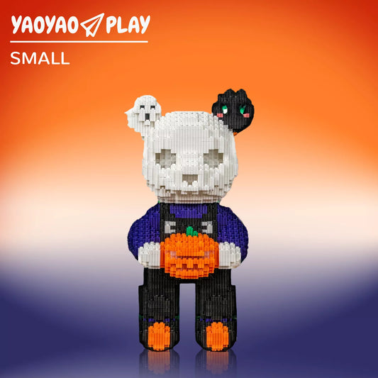 YaoYaoPlay TK Skeleton Medium Bear Building Block Set