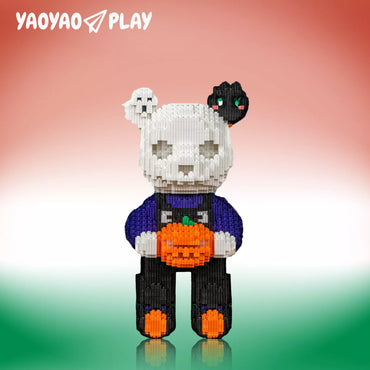 YaoYaoPlay TK Skeleton Medium Bear Building Block Set