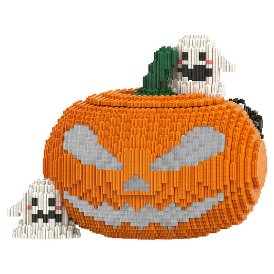 YaoYaoPlay Halloween Pumpkin Building Block Set