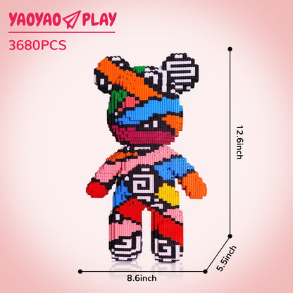 YaoYaoPlay Hubo Seal Medium Bear Plastic Building Blocks