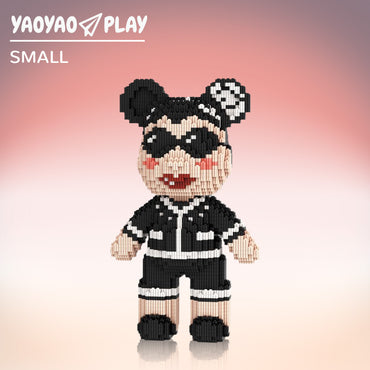 YaoYaoPlay Fragrant Granny Bear Small Building Block Set