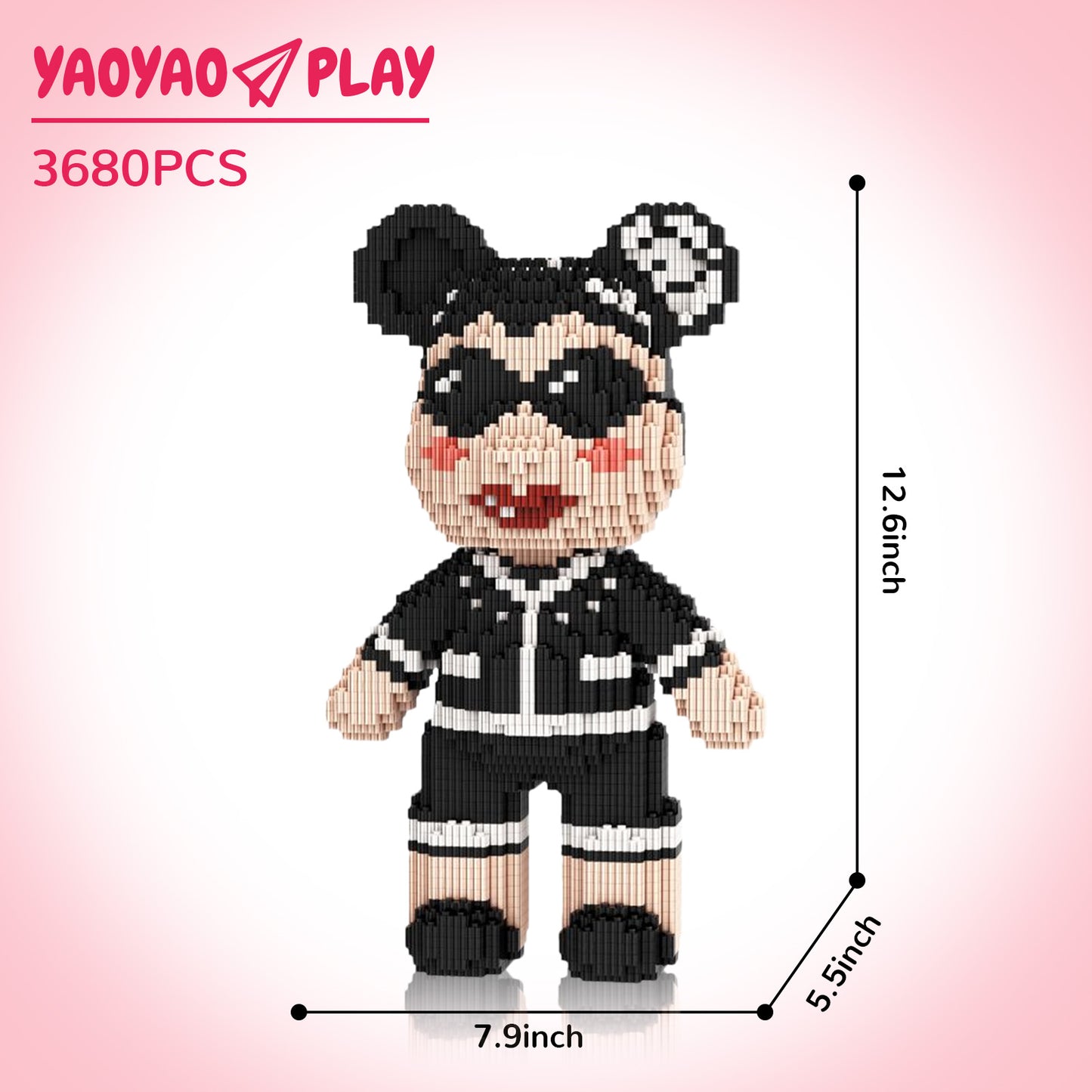 YaoYaoPlay Fragrant Granny Bear Medium Building Block Set