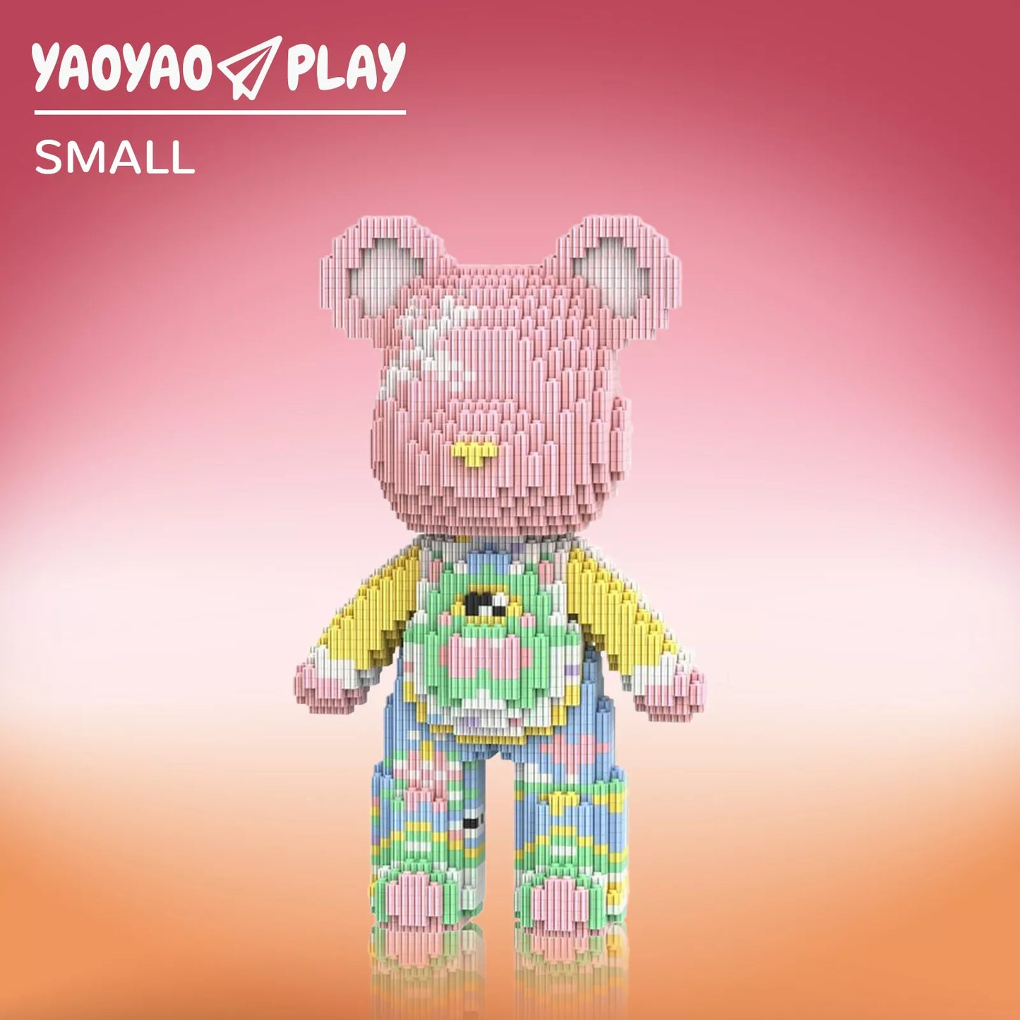YaoYaoPlay Princess Qianqian Medium Bear Building Block Set