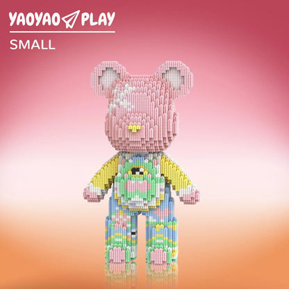 YaoYaoPlay Princess Qianqian Medium Bear Building Block Set