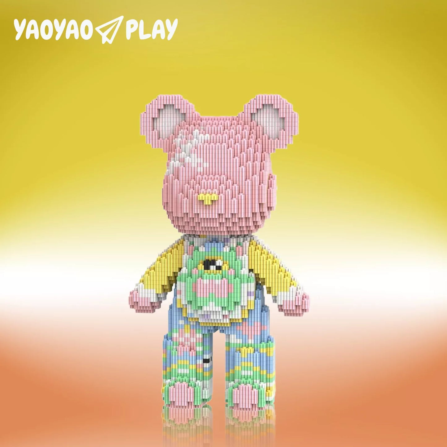 YaoYaoPlay Princess Qianqian Medium Bear Building Block Set