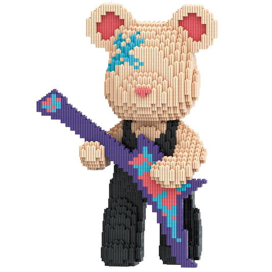 YaoYaoPlay Little DY Notes Medium Bear Building Blocks