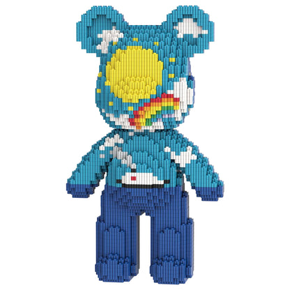 YaoYaoPlay Day & Night Sky Medium Bear Building Blocks