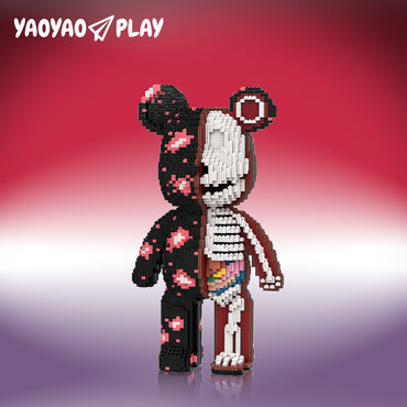 YaoYaoPlay Pili Pala Bear Medium Building Block Set