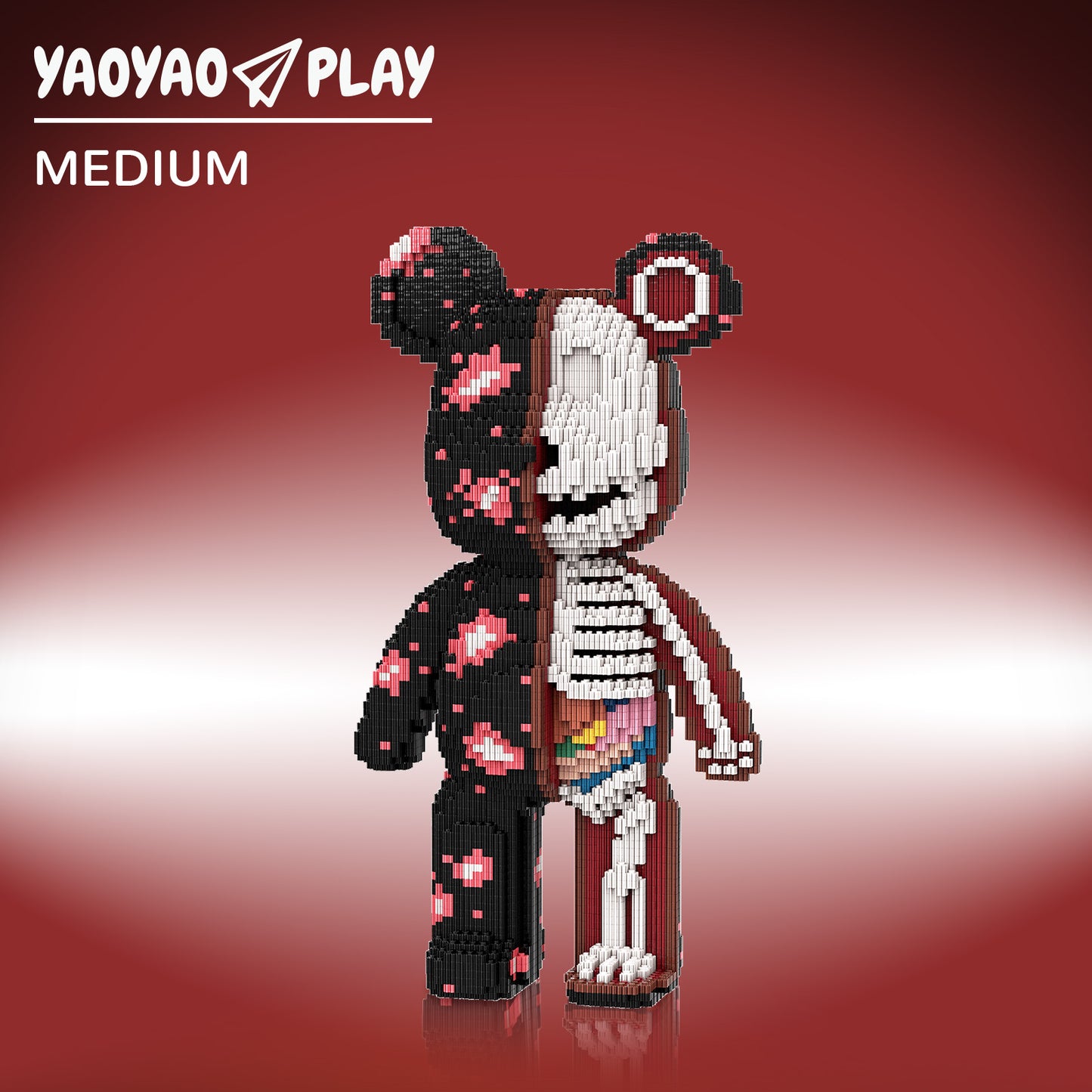 YaoYaoPlay Pili Pala Bear Medium Building Block Set