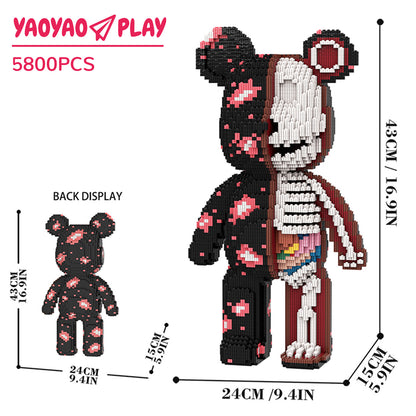YaoYaoPlay Pili Pala Bear Medium Building Block Set