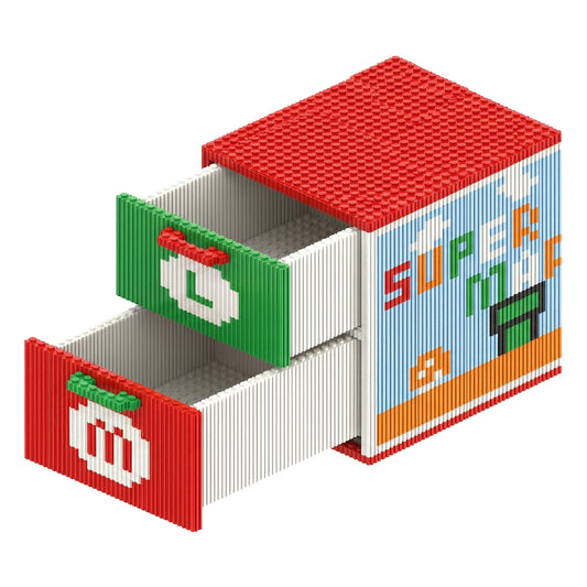 YaoYaoPlay Mario Drawer Series Mini Building Block Set