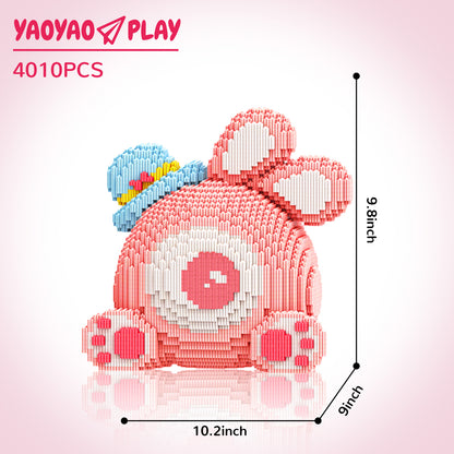 YaoYaoPlay Hat Trick Bear Small Building Block Set