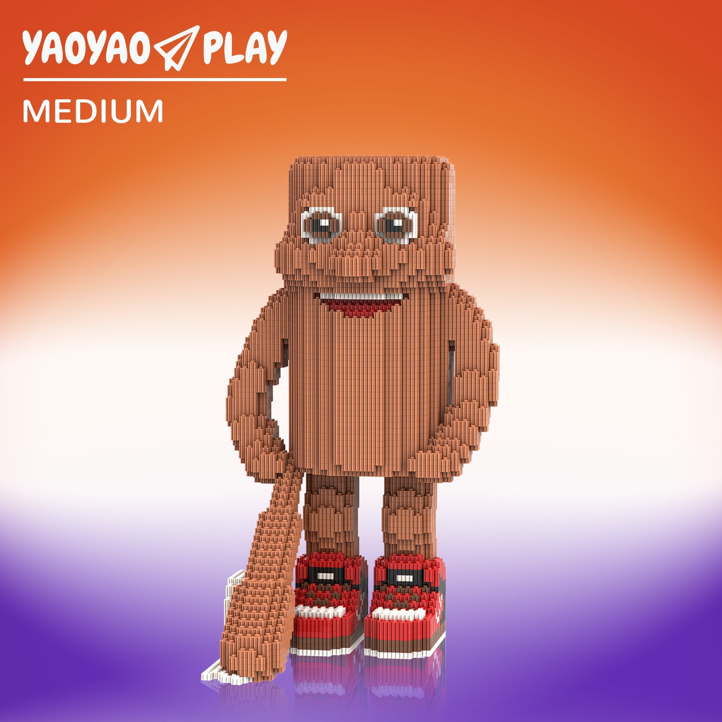 YaoYaoPlay Tung Tung Tung Sahur Medium Building Block Set