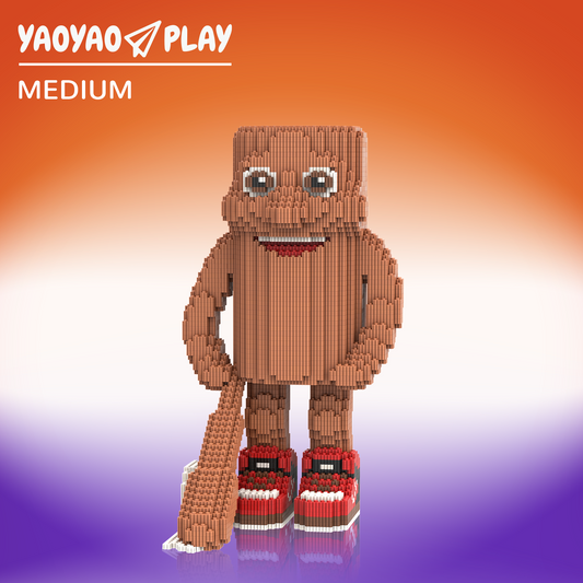 YaoYaoPlay Tung Tung Tung Sahur Medium Building Block Set