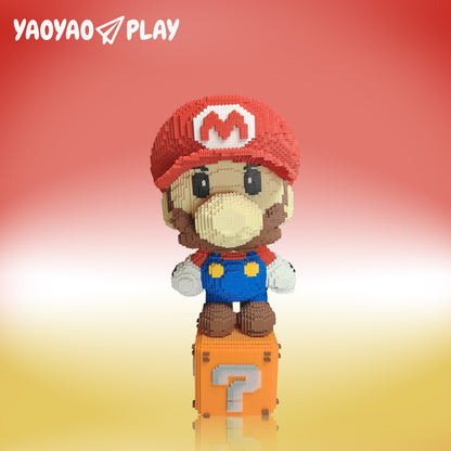 YaoYaoPlay Giant Mario Question Block Building Block Set