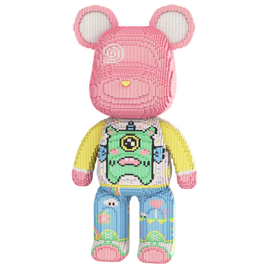 YaoYaoPlay Large Princess Bear Building Block Set