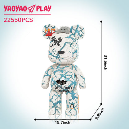 YaoYaoPlay Glacier Bear Large Building Block Set